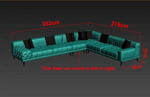 Corner sofa Sofa L-shaped Living room Couch Upholstered Sofas New Design Leather