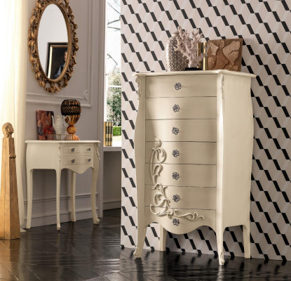 Bedside table nightstand dresser console side with drawer console designer