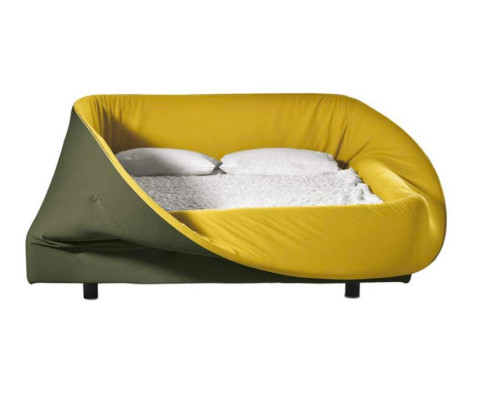 Bedroom bed designer furniture new luxury material wood