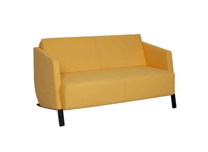 Yellow 2-Seater Modern Living Room Upholstery Fabric Sofas Luxury 2-Seater New