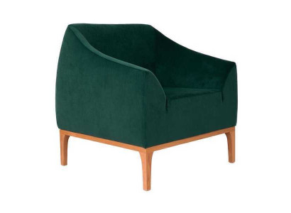 Living room armchair upholstered single-seater modern recliner.