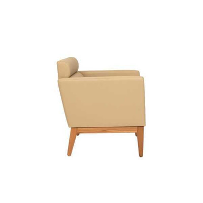 Beige club armchair Relax 1-seater designer armchair living room chair
