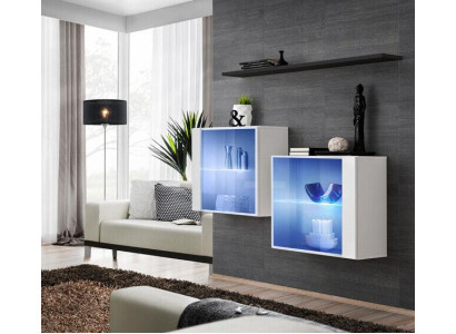Modern designer living room furniture wall unit wooden furniture set complete new furniture