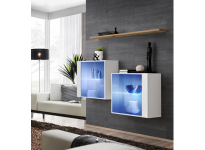 Luxury Living Room Wall Furniture Set Wood Furniture Modern Living Room Furniture