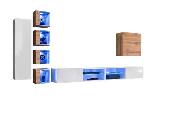 Wall unit designer cabinet wall shelves sideboard wall cabinet living room furniture