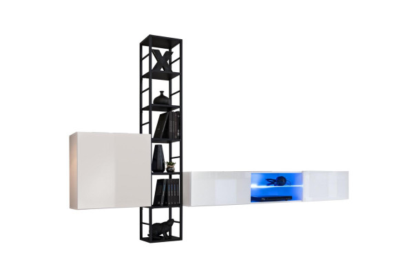 Living room complete set, 3-piece luxury wall unit, wall cabinet, TV stand design
