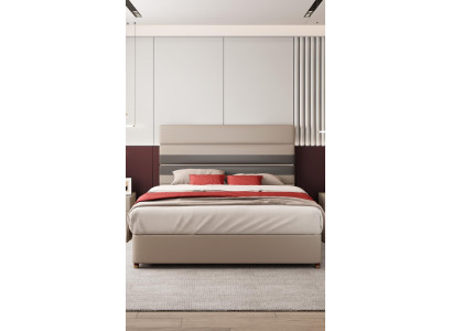 Bed Modern Design Luxury Upholstered Beds Textile Fabric Beds Textile