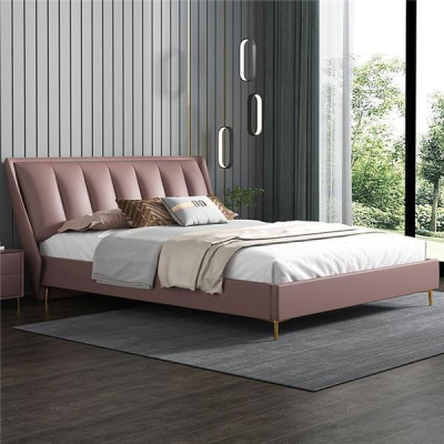 Luxury bedroom bed designer furniture double bed beds wood new