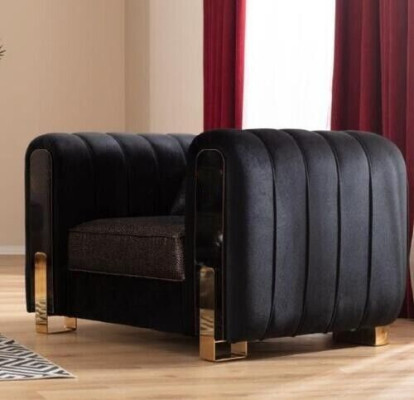 Modern couch set, three-seater armchair, luxury set, fabric sofas, luxury furniture