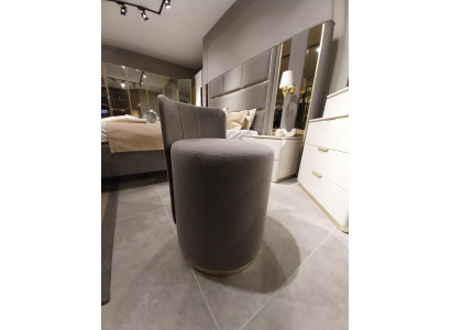 Round stool design wood furniture luxury living room design footstool