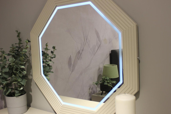 Exclusive designer vanity table with mirror function, functional and luxurious, new
