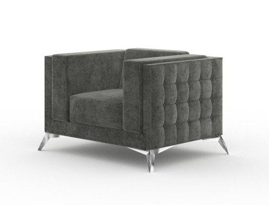 Chesterfield armchair couch 1 seater couches upholstery new sofa television textile