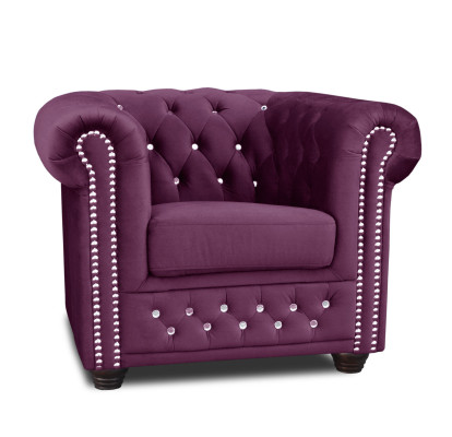 Armchair Club Lounge Designer Recliner Chair Upholstered Sofa 1 Seater TV Textile New