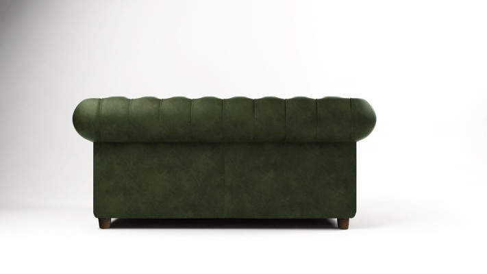 Chesterfield Luxury 2-Seater Couch Upholstered Sofa Fabric Sofas Set New