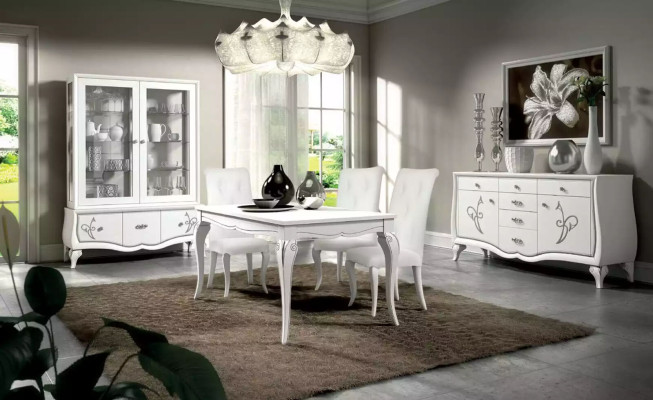 Dining room set dining table 4 x chairs dining group dining suite sideboard 7-piece