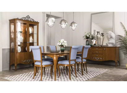 Dining room set ensemble table 6x chairs design sideboard furniture luxury new