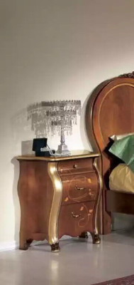 Complete bedroom set: bed, 2 bedside tables, wardrobe, dresser