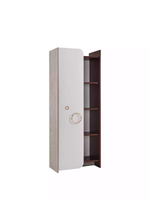 Cabinet Bookcase Children's Shelf Bookcase Children's Furniture Pink Wood