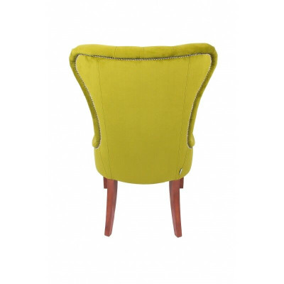 Classic Chesterfield Green Chair Armchair Upholstery Textile Armchair Chairs Fabric