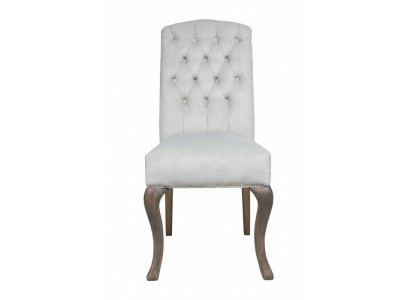 Designer Gray Chesterfield Chairs Upholstery Set Hotel Group x2 Set