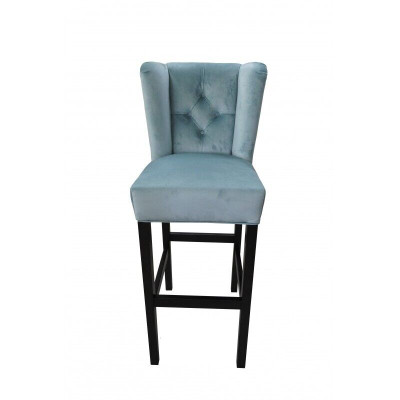 Blue Bar Stool 2-Piece Set Fabric Bar Stools Bar Stools Counter Chair Chesterfield Chairs