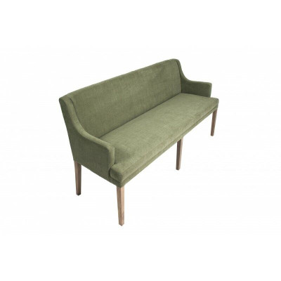 Bench textile seating benches Chesterfield restaurant fabric store sofa leather