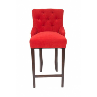 Bar stool Chesterfield hotel chairs set chair textile upholstery group 6x set