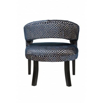 Design Chesterfield Chairs Set Upholstered Textile Chair Hotel Group Set of 4