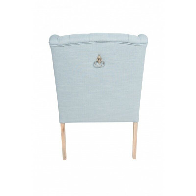 Chesterfield Light Blue Chairs Stylish Armchairs Hotel Furnishing Upholstered Chair Set of 6