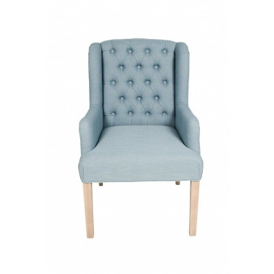 Blue Chesterfield armchair set dining room group chairs x8 armchairs