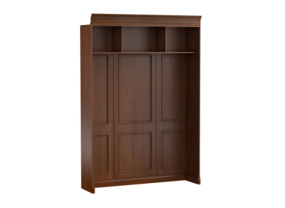 Classic panel with wall shelf and lighting bed wall paneling BA-17