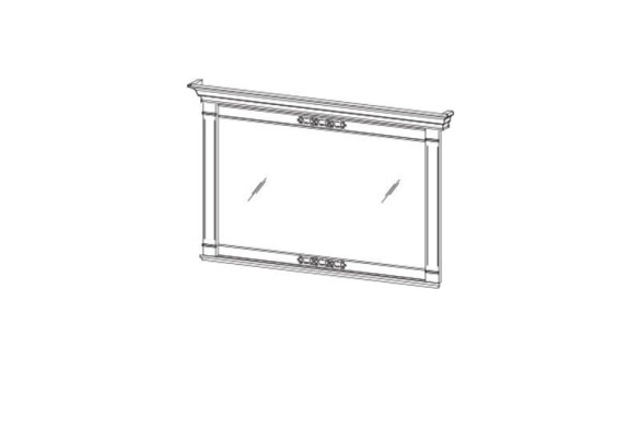 Mirror Wooden Frame Large Wall Mirror Classic Designer Mirror - Model FL-L2