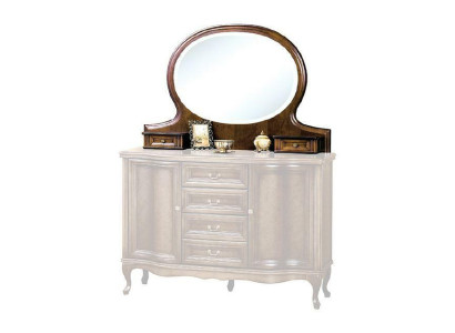 Classic designer mirror with drawers, standing mirror W-NL, top mirror