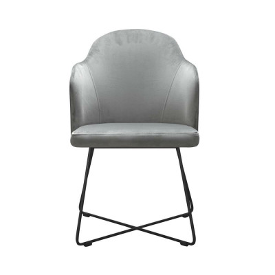 Chair 6x Dining Room Upholstered Chair TV Club Textile Seat Armchair Set New Lounge
