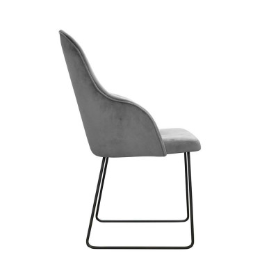 Chair 6x Dining Room Upholstered Lounge Textile Seat Set New Club TV