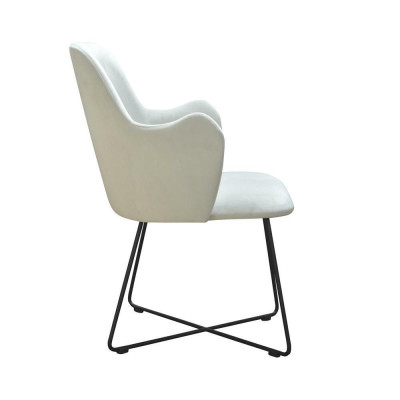 Chair 6x Dining Room Armchair Textile Seat Armchair Set New Club TV Upholstered Chair