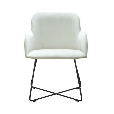 Chair 4x Dining Room Upholstered Chair TV Club Textile Seat Armchair Set New