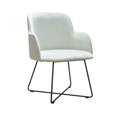 Chair 4x Dining Room Upholstered Chair TV Club Textile Seat Armchair Set New