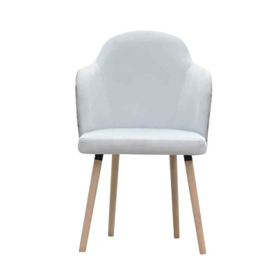 Chair 4x Dining Room Upholstered Chair TV Lounge Club Fabric Seat Armchair Set