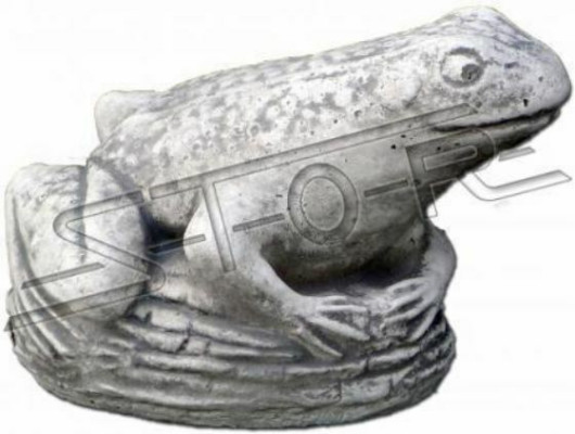 Garden Decoration Frog Terrace Stone Figurines Figure Deco Statue