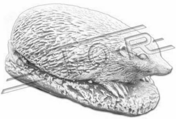 Garden decoration hedgehog terrace stone figures figurine decor statue