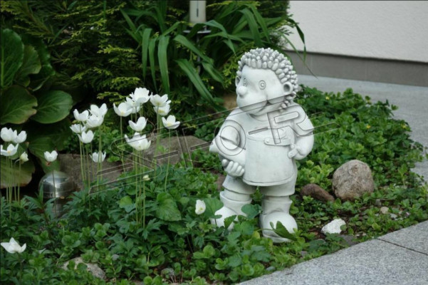 Garden decoration hedgehog terrace stone figures figure decoration statue sculpture