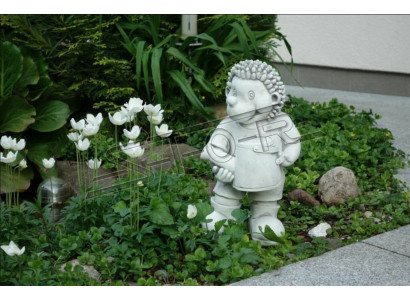 Garden decoration hedgehog terrace stone figures figure decoration statue sculpture