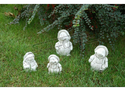 Garden decoration hedgehog terrace stone figures figure caricature decor statue