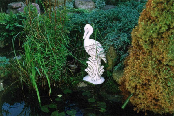 Garden decoration crane terrace stone figures statue sculpture