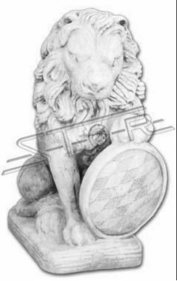 Garden decoration lion statue nature sculpture figures sculptures designer