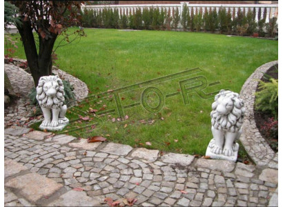 Garden decoration lion statue sculpture figures nature sculptures designer