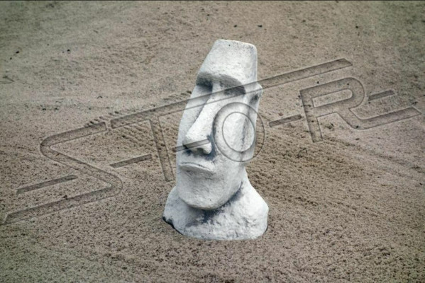 Garden decoration Moai terrace stone figures figure decorative statue