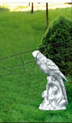 Garden decoration parrot terrace stone figures figure statue