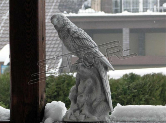 Garden decoration parrot terrace stone figures figure statue